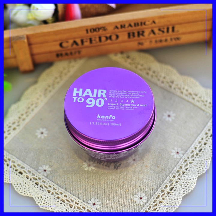 Sáp Vuốt Tóc Nam Hair To 90 Gel Wax Keo Vuốt Tóc Tạo Kiểu Chính Hãng Hộp Tím Hương Thơm Cuốn Hút WST12 WIDEN STORE