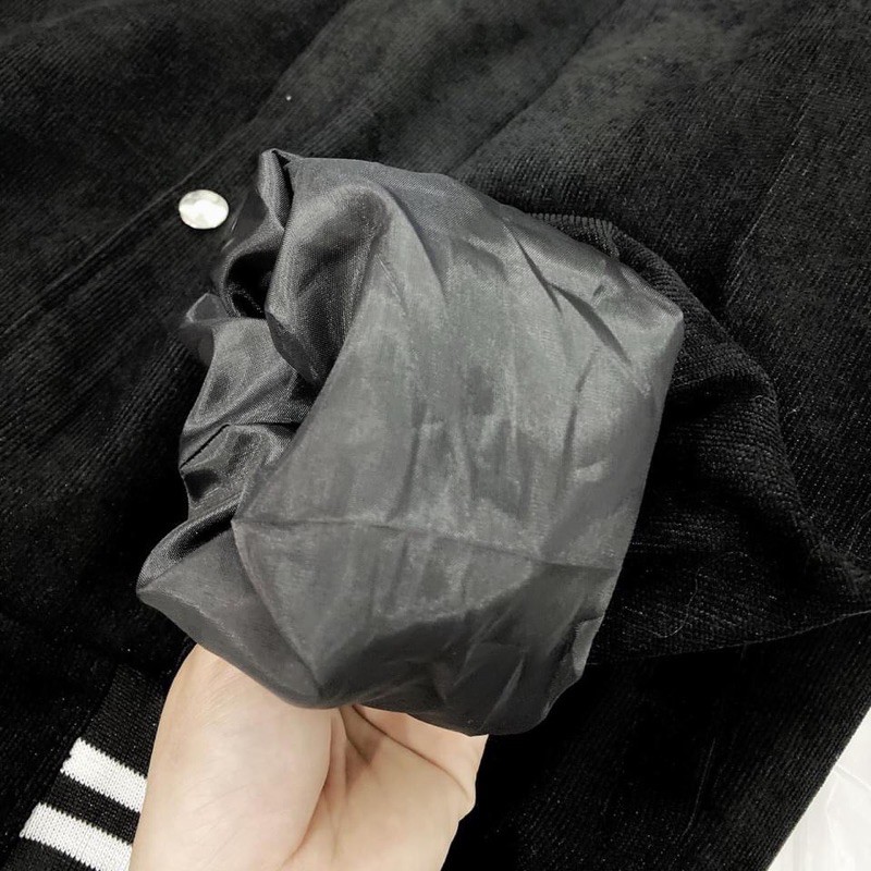 Áo Khoác Bomber Nỉ 2 Lớp Bên Trong Lót Dù The Bad God Unisex | BigBuy360 - bigbuy360.vn