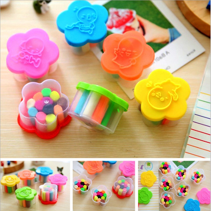Hộp 12 Thanh Màu Đất Sét Nặn Mini Cho Bé