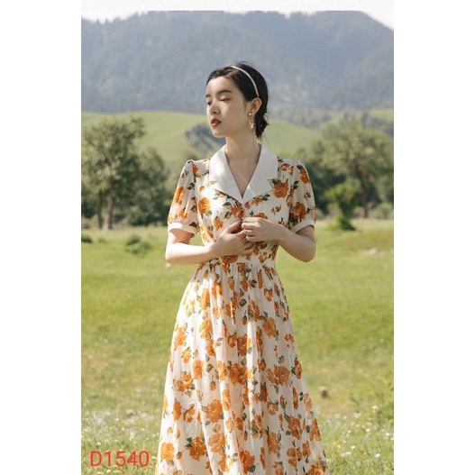 Đầm hoa Cati D1540
