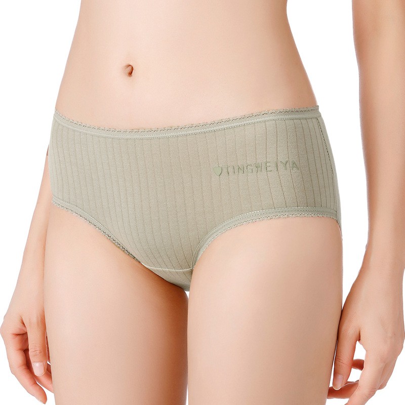 Quần lót nữ cotton cao cấp viền ren kháng khuẩn siêu đẹp QL42 | BigBuy360 - bigbuy360.vn