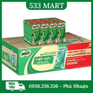 Thùng 48 Hộp sữa MILO có đường/ ít đường x 180ml