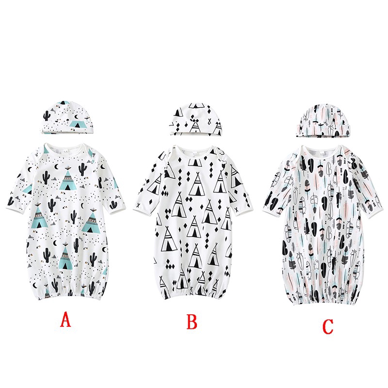 Bộ quần áo ngủ cotton dễ thương cho bé