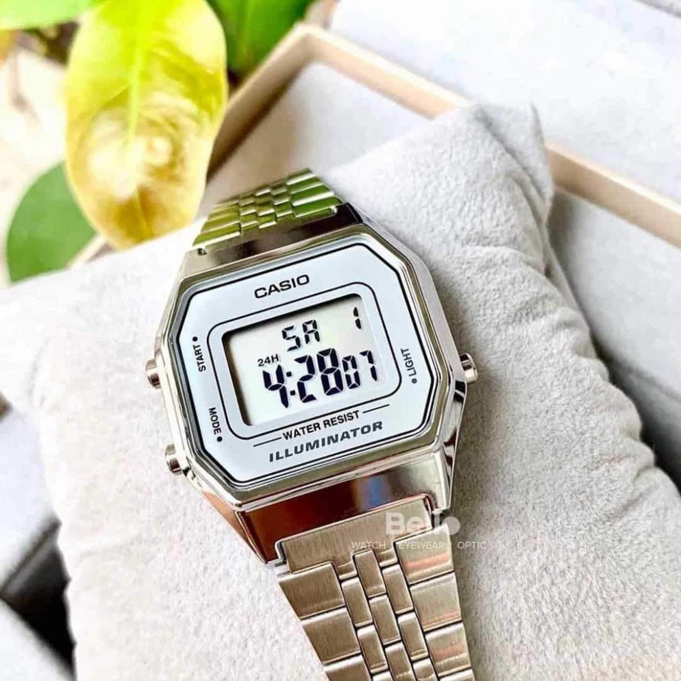 [Tặng box thiếc]Đồng hồ nữ Casio LA680 dây đeo thép không gỉ cổ điển , sang trọng , đẳng cấp