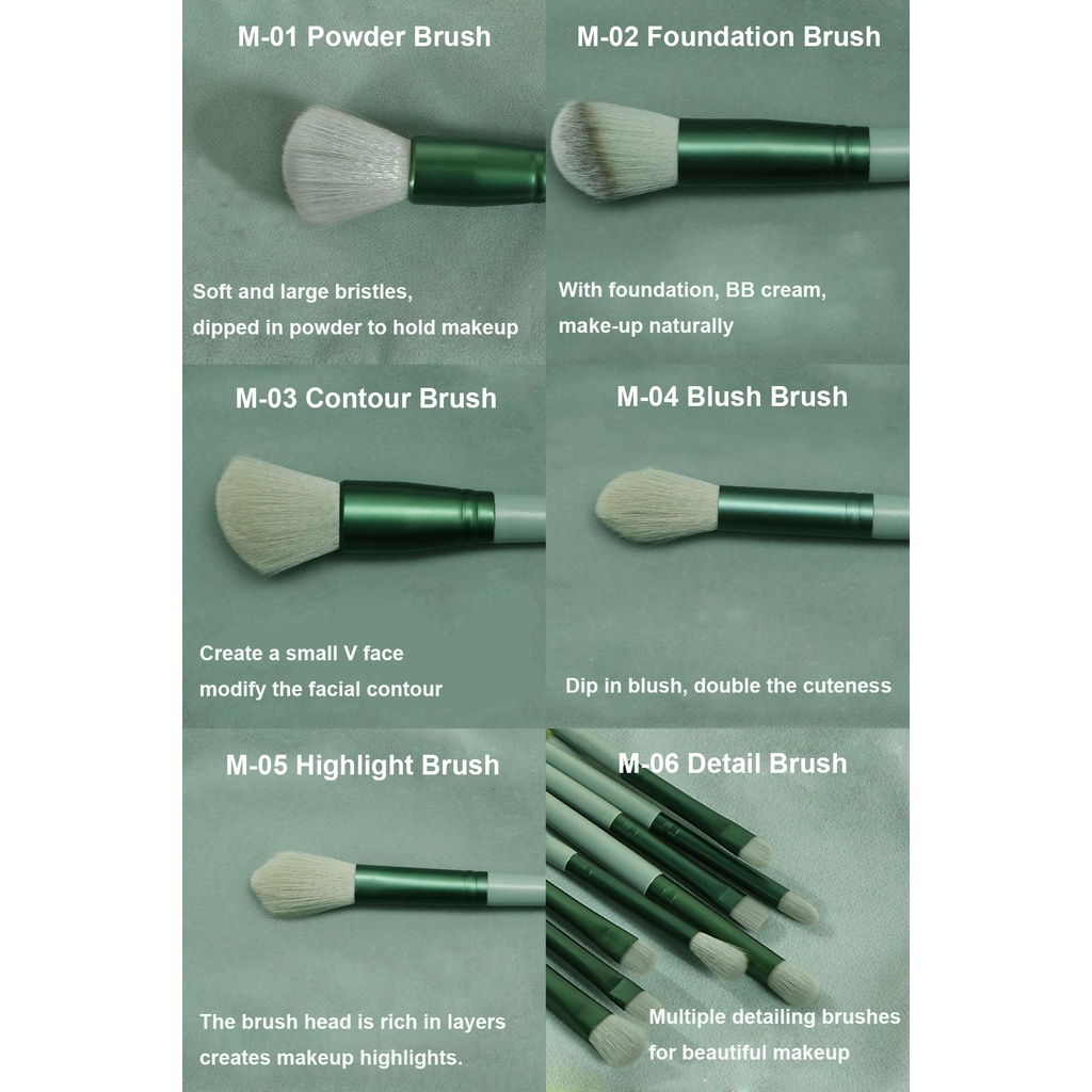 Set 13 Cọ Trang Điểm Lông Mềm Chuyên Dụng