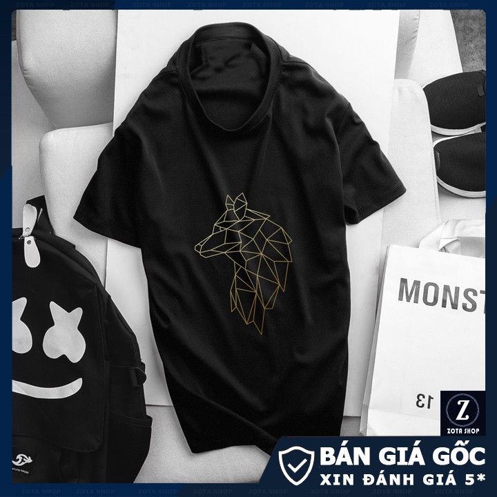 Áo thun nam tay ngắn❤️ Freeship 50K❤️ chất mềm mịn in Wolf cá tính NZ10