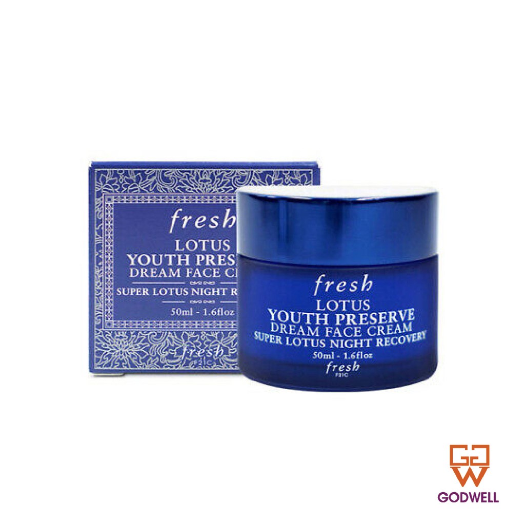 Kem dưỡng đêm FRESH Lotus Youth Preserve Dream Face Cream