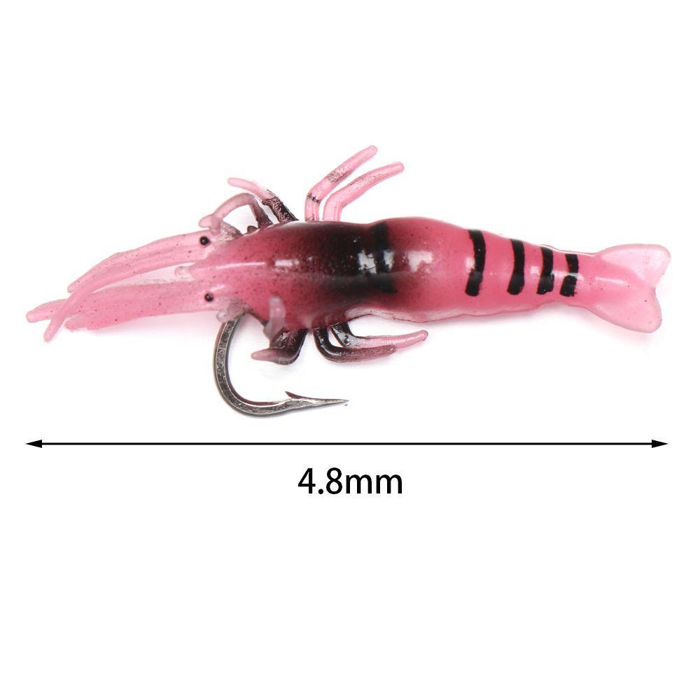 MYRONGVN Bộ 10 Mồi Câu Cá Silicone Hình Con Sâu Phát Sáng