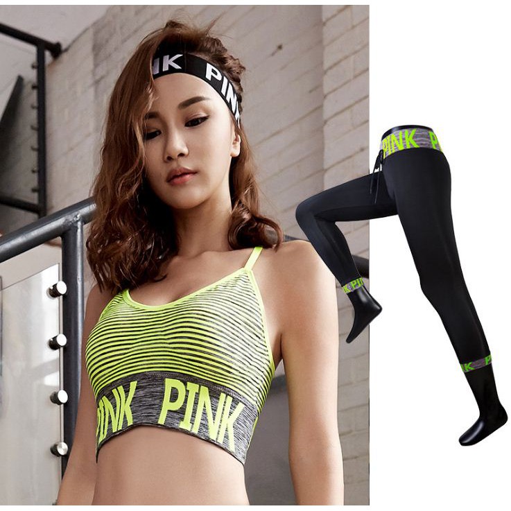 Set bộ đồ tập gym nư, đồ tập yoga, aerobic Linda012, Set đồ tập áo bra, quần dài