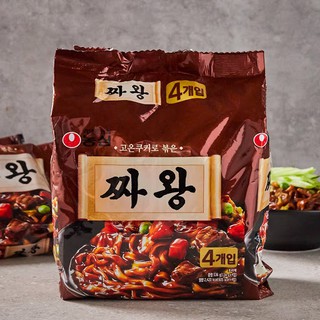 COMBO 4 gói MÌ TÔM JAOANG NONGSHIM HÀN QUỐC GÓI 134G K-MARKET