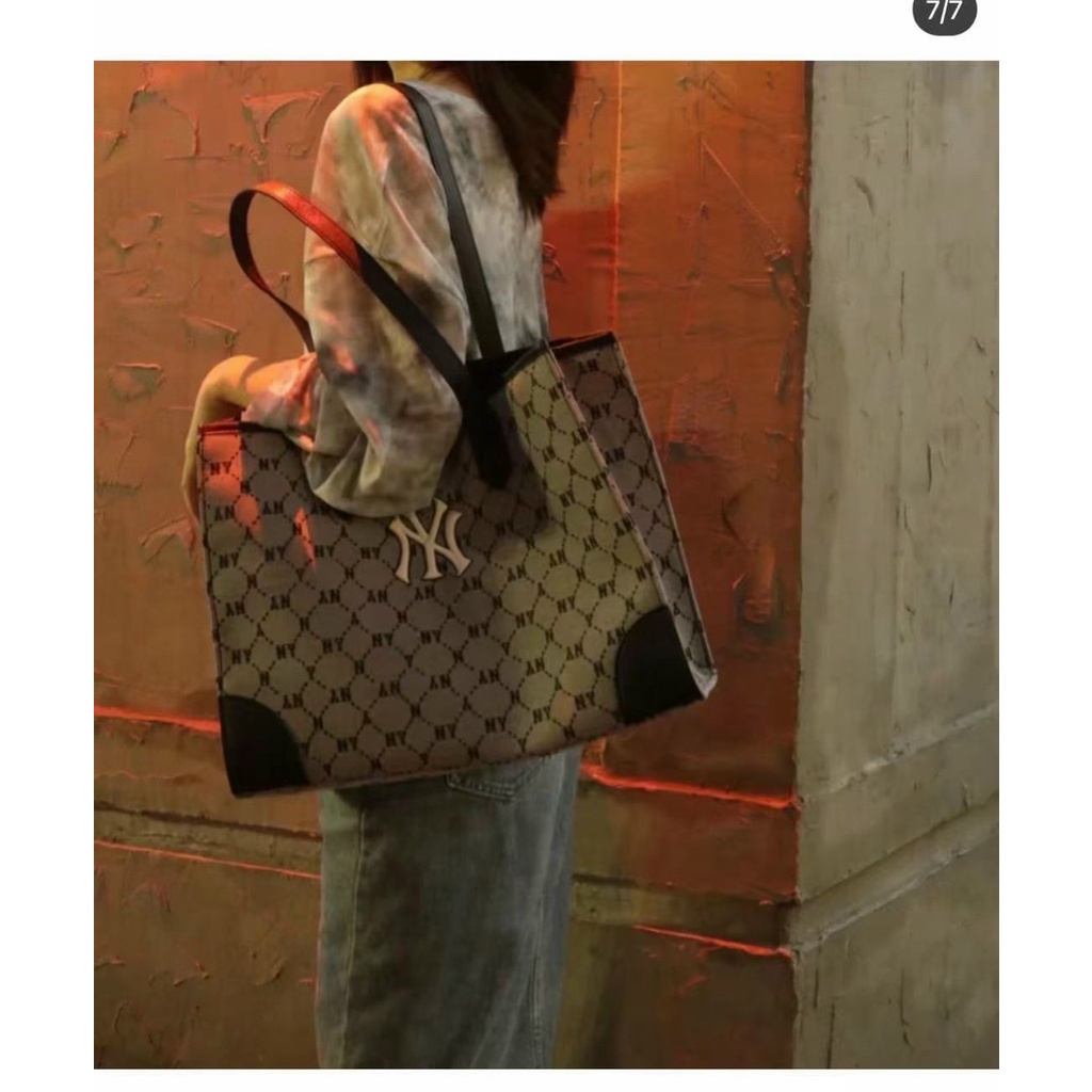 Túi tote MLB size đại 36*38*8cm hàng xuất dư Hachi