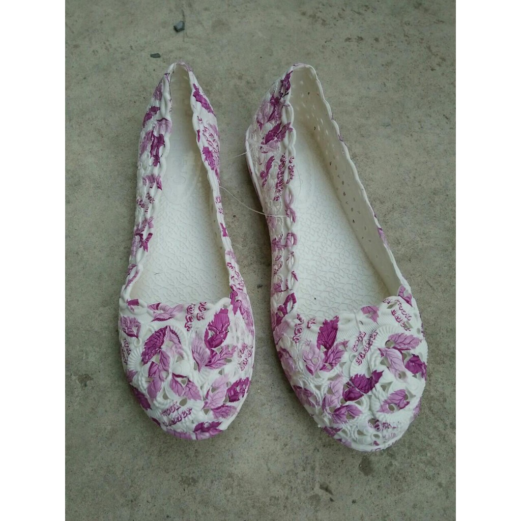 Giày Búp Bê Nhựa Nữ