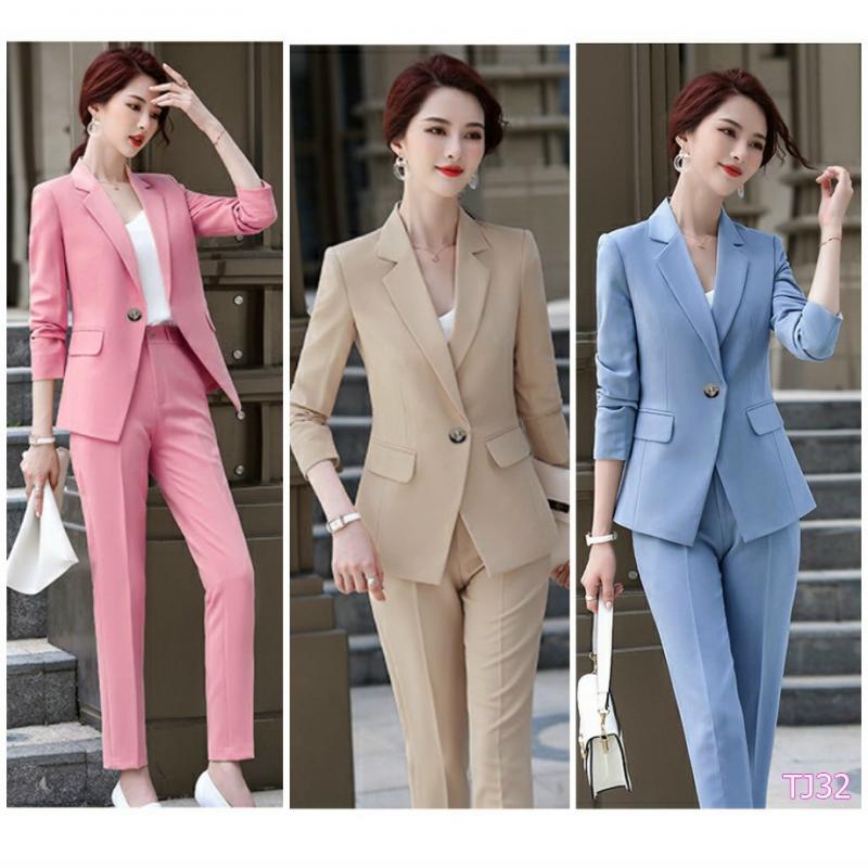 [Siêu Sale] [FreeShip] Bộ vest nữ nhiều màu thanh lịch, trẻ trung, công sở, văn phòng - 2022 | BigBuy360 - bigbuy360.vn