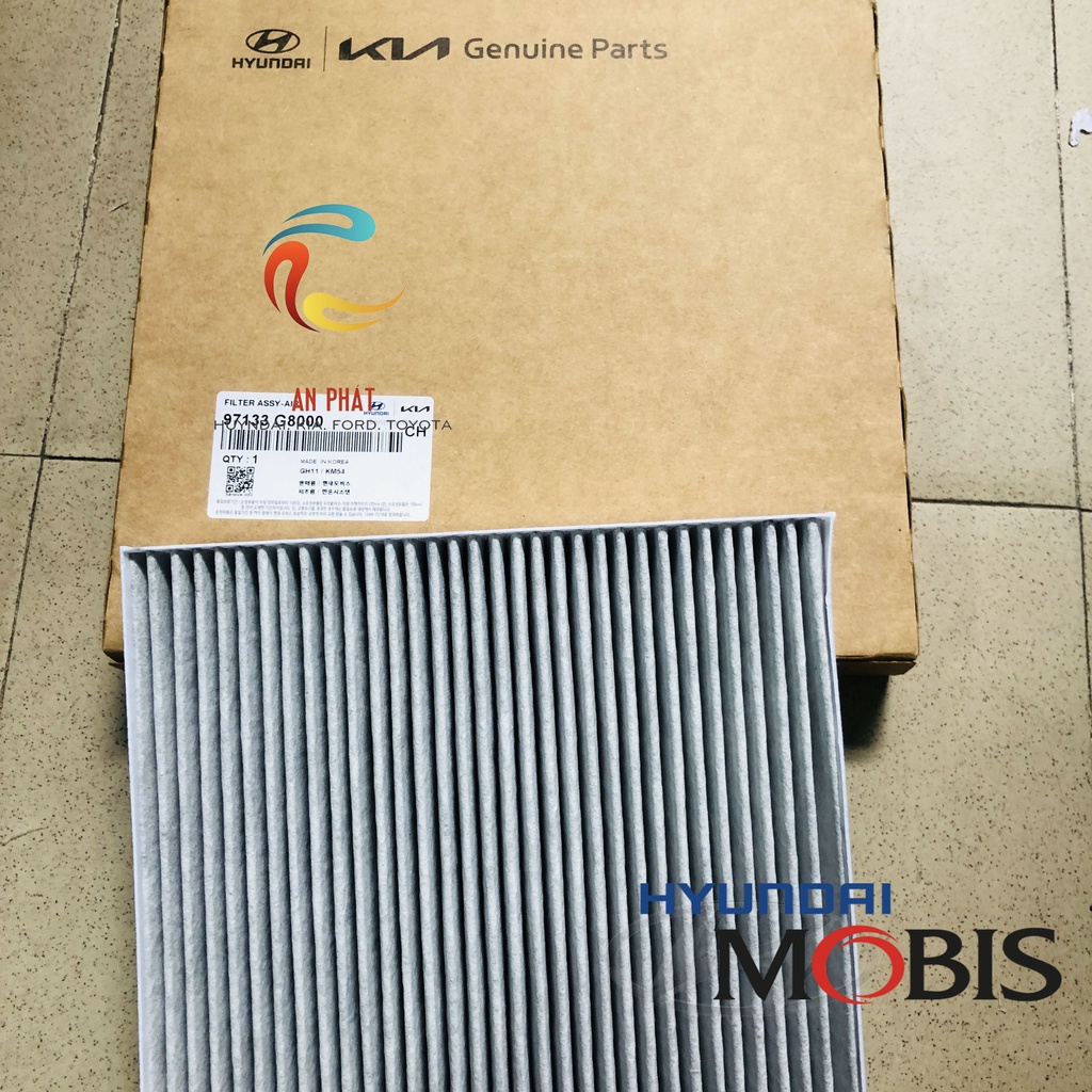 Lọc gió điều hòa 🚘 Hyundai Santafe 2019 - 2021  | 97133G8000 🚘 chính hãng MOBIS HÀN QUỐC