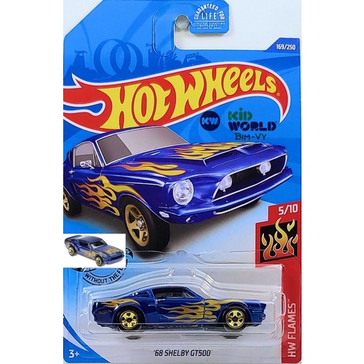 Xe mô hình Hot Wheels basic '68 Shelby GT500 GHD60.