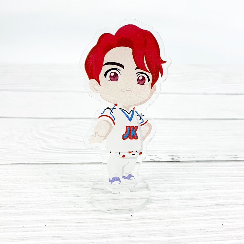 Standee BTS chibi tượng acrylic mẫu pop up store