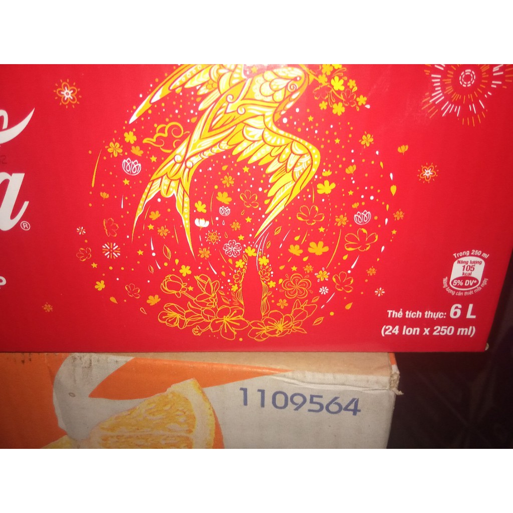  Thùng 24 lon nước ngọt Coca Cola 250ml