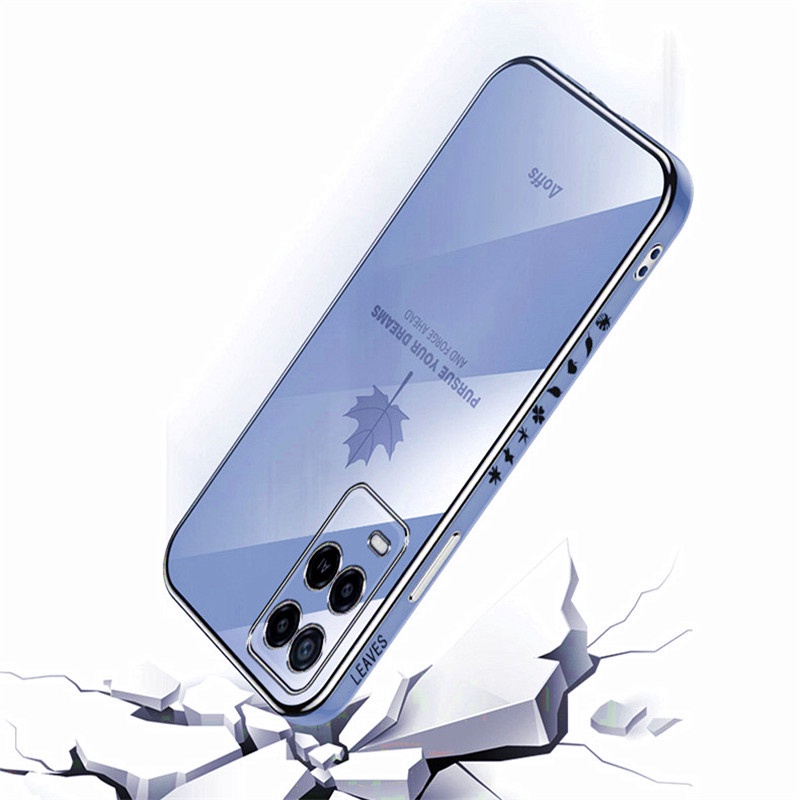 ốp lưng điện thoại mạ sang trọng tương thích với Cho OPPO A95 A92 A93 A74 A54 A53 A16 A15 A15S A12 A12E  A9 A9 2020 A5 2020 A5S A3S F11 Vỏ silicon mềm TPU có dây buộc case