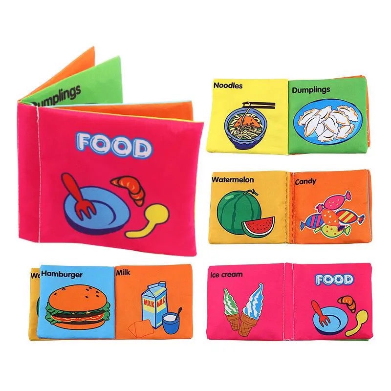 Sách Đồ Chơi Bằng Vải Mềm Mại Dành Cho Bé 0 Đến 6 Tháng Tuổi