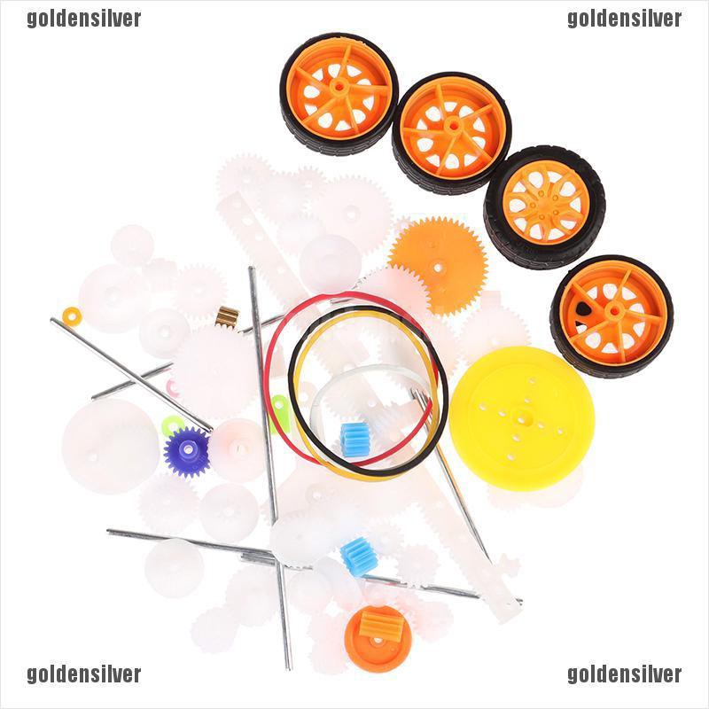 [gold] Set 78 Bánh Răng Đồ Chơi Bằng Nhựa DIY Cho Mô Hình robot