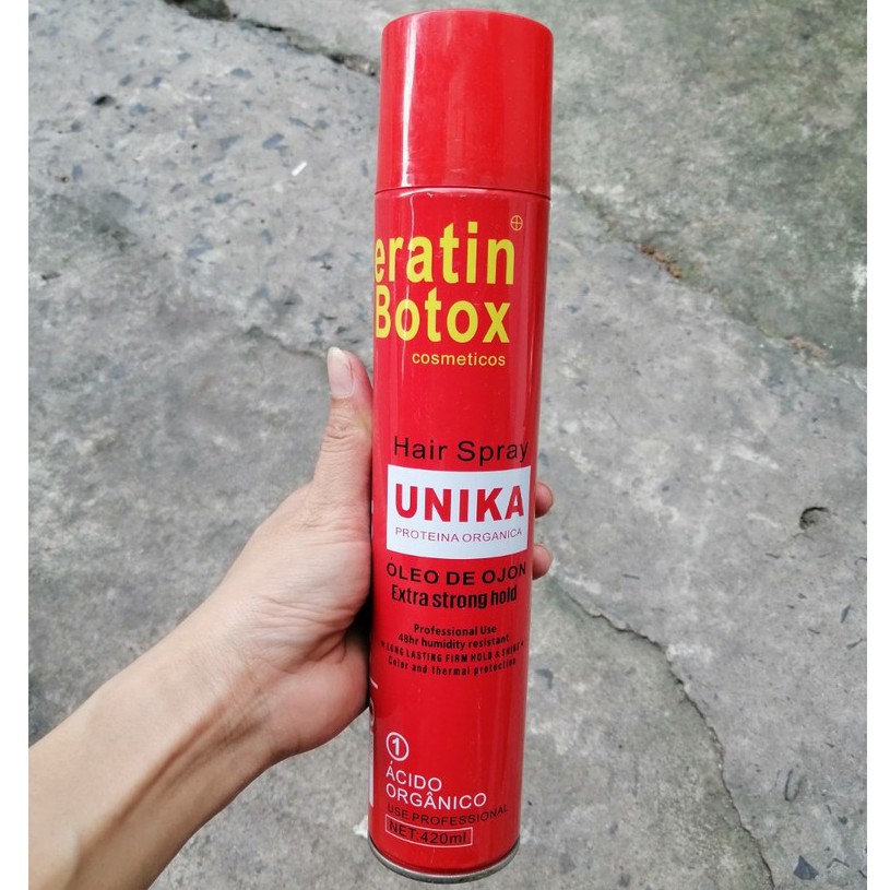 Keo xịt tóc Unika 420ml