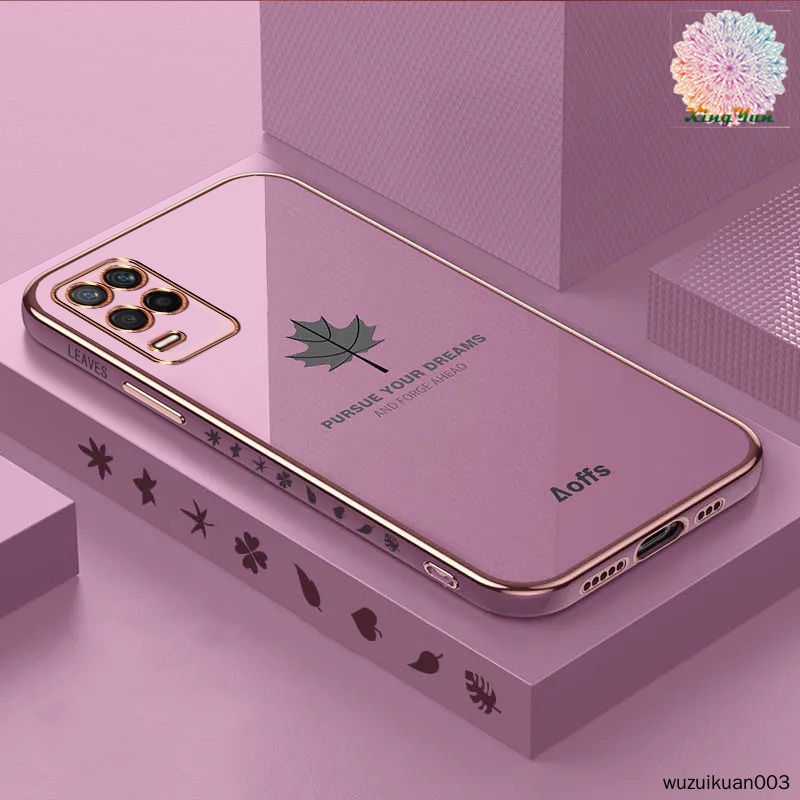 Ốp Điện Thoại Mềm Họa Tiết Lá Phong Cho OPPO Realme C15 C25 C12 C11 2021 Realme5 5i 6i C3 5s Realme7i C17 C20 C11 2020 8 8pro