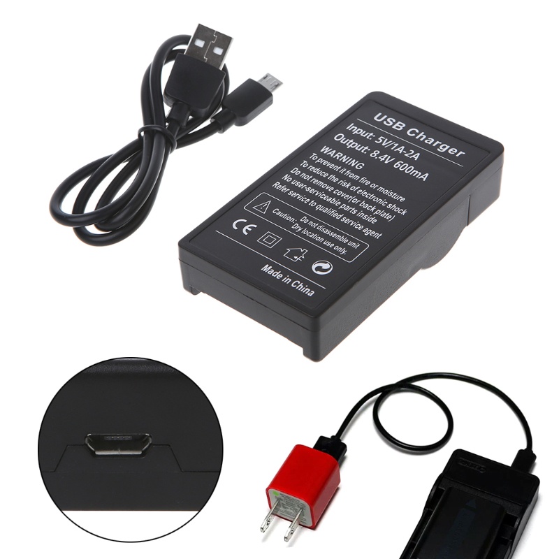 Bộ sạc pin cho máy ảnh Canon LP-E8 EOS 550D 600D 700D Kiss X6i X7i Rebel T3i T4i