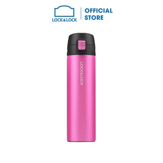 Bình giữ nhiệt lock&lock colorful tumbler 390ml màu hồng - lhc3222pik