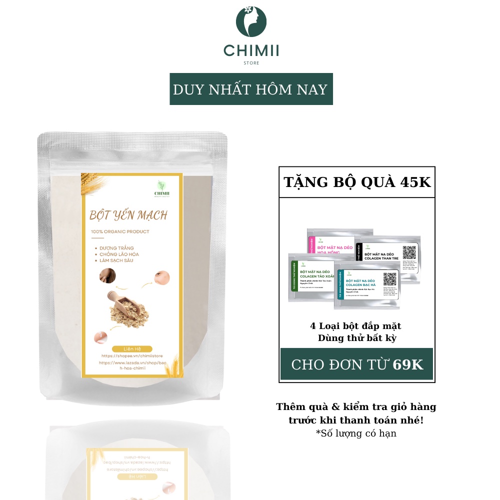 Bột Yến Mạch Mỹ Nguyên Chất Organic