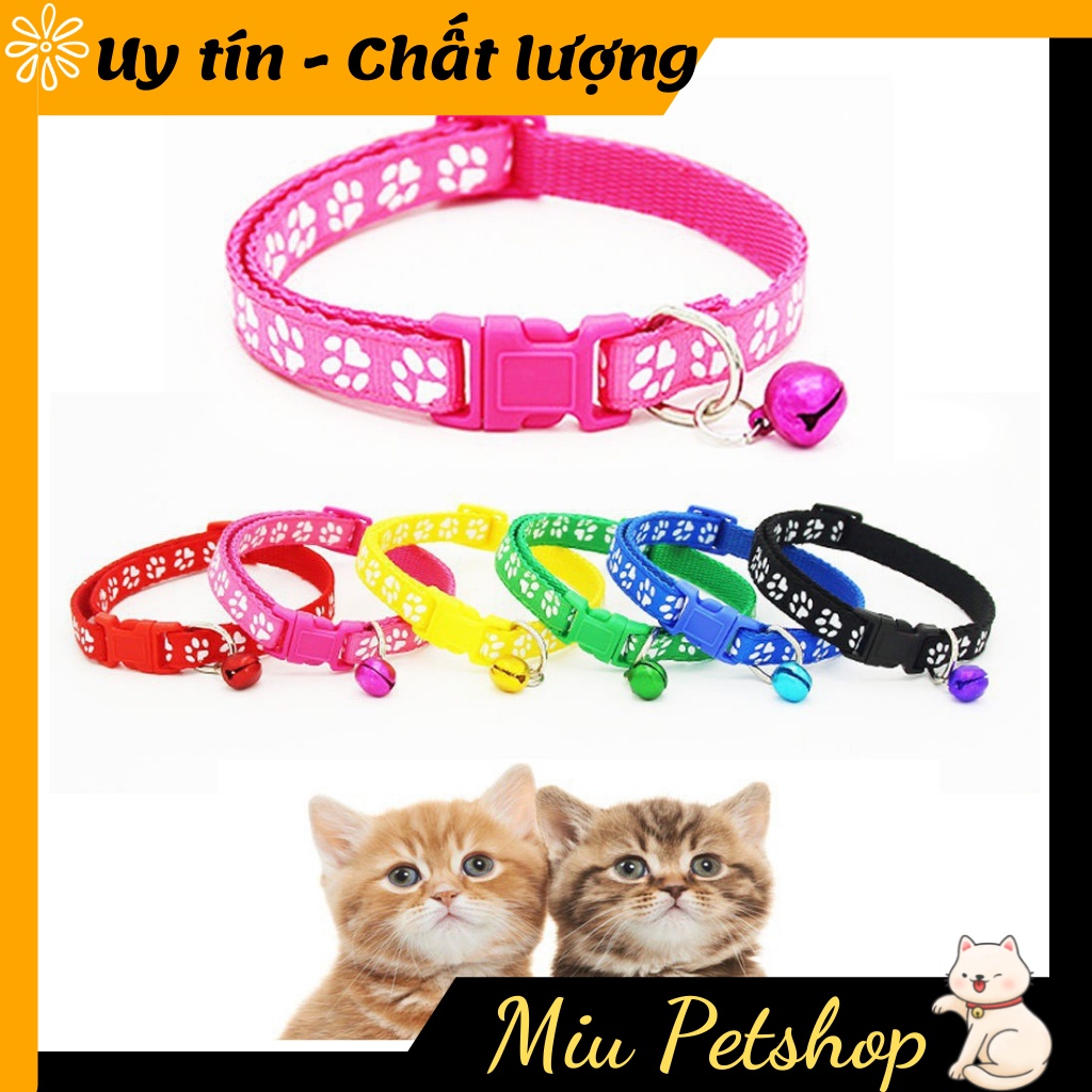 Vòng cổ cho chó mèo đa dạng màu sắc - vòng cổ tiện lợi dành cho thú cưng