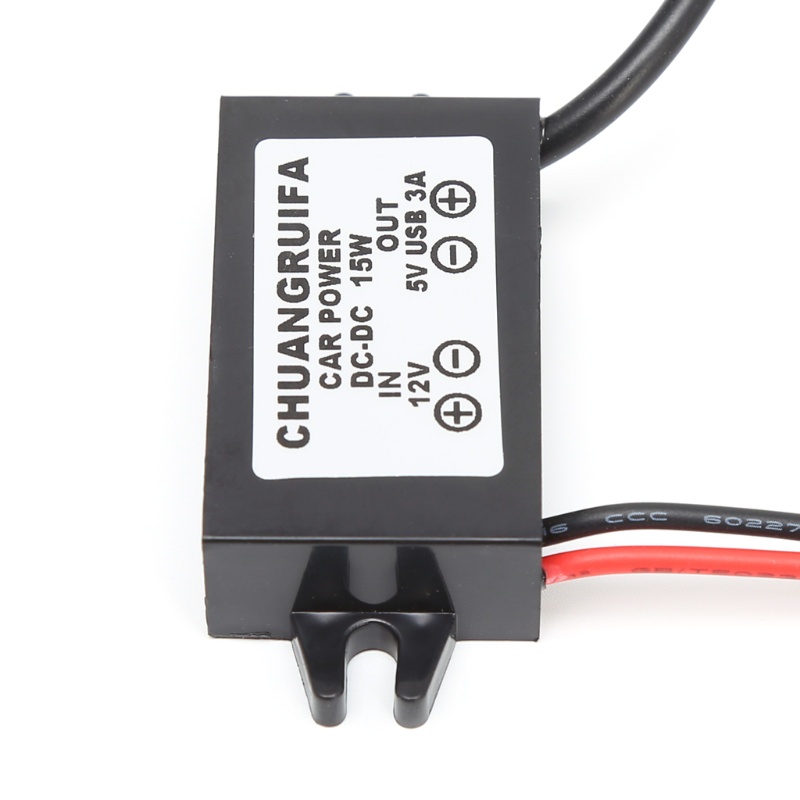 pur/ Car Charge DC Converter Module 12V To 5V Micro USB Output Power Adapter 3A 15W