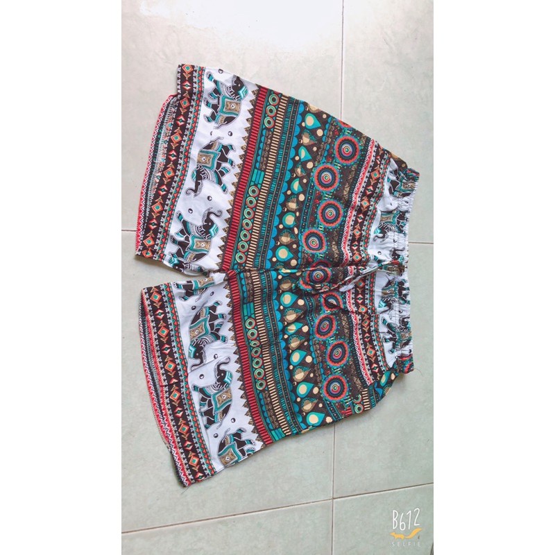 [40-55ky/size 1]Quần đùi lanh thái có 2 túi quần mặc nhà nam nữ đều mặc được | BigBuy360 - bigbuy360.vn