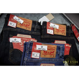 Quần jeans trơn Lvis