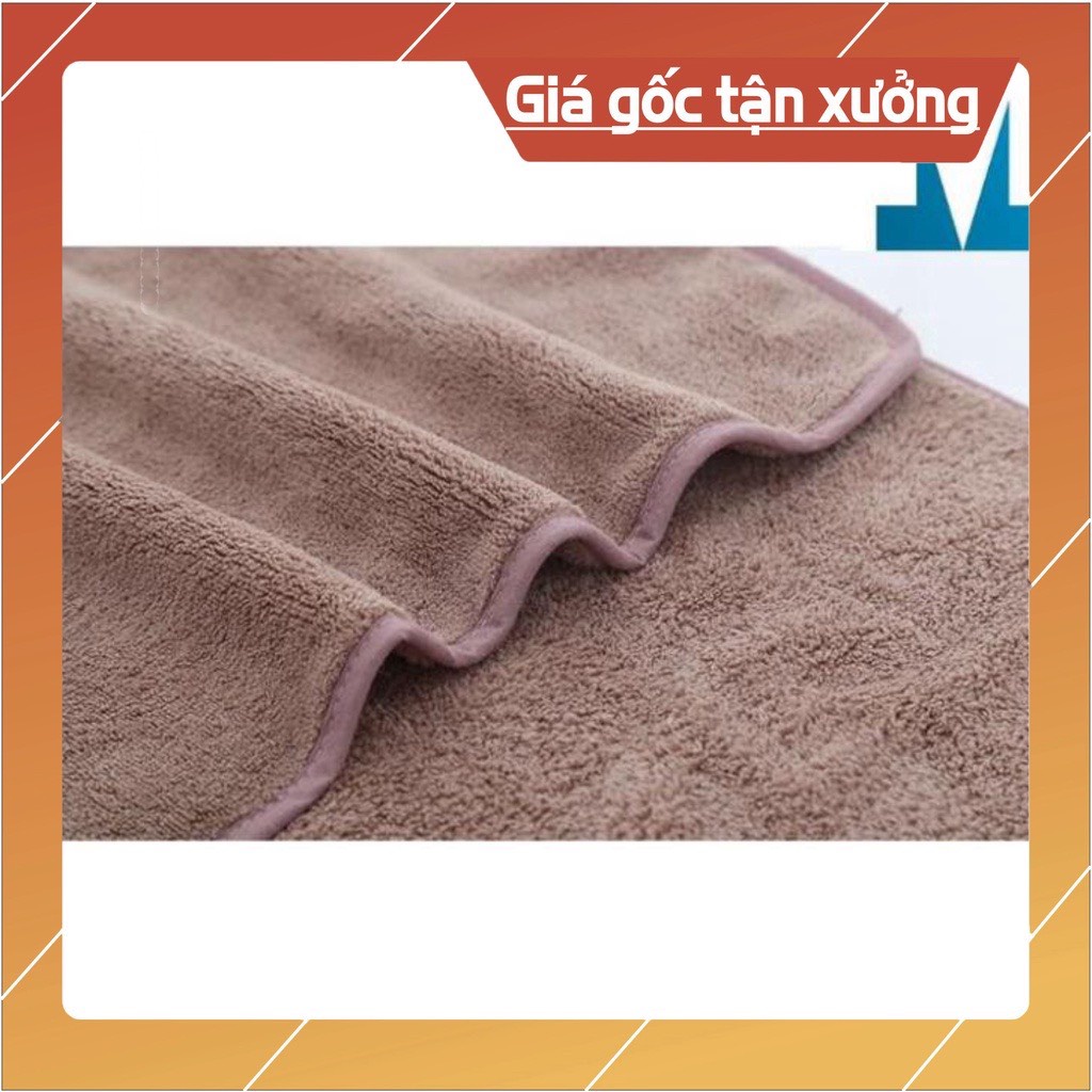 Hàng Chuẩn Đẹp - Khăn Tắm Lông Cừu Hàn Quốc Cao Cấp 70x140cm Chất Bông Siêu Mềm Mịn Thấm Nước Cực Nhanh