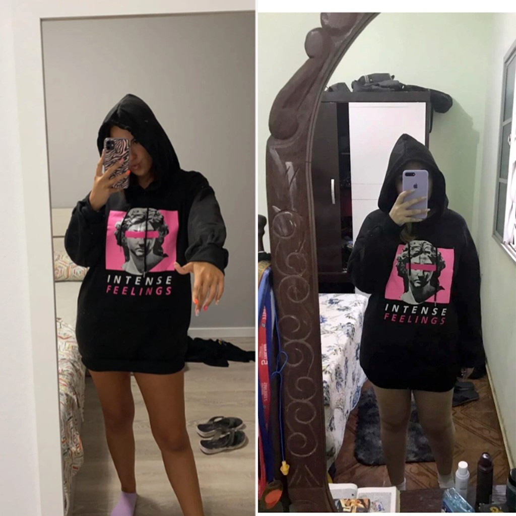 Hoodie Nỉ Bông Intense Feelings