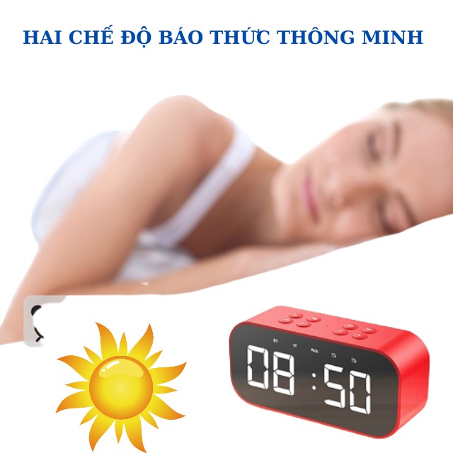 [Ảnh Thật,Giá Gốc,Giá Khuyến Mãi ]LOA BLUETOOTH D88 - ĐỒNG HỒ BÁO THỨC  - GIÁ ĐỠ ĐIỆN THOẠI - FM - NHIỆT ĐỘ