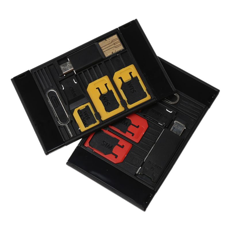 Bộ Hộp Đựng Thẻ SIM 5 Trong 1 Tiện Lợi