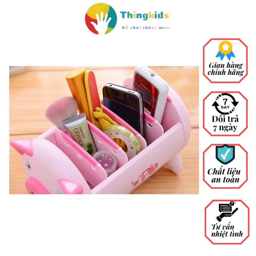 Hộp bút con heo con lợn siêu ngộ nghĩnh - Thingkids