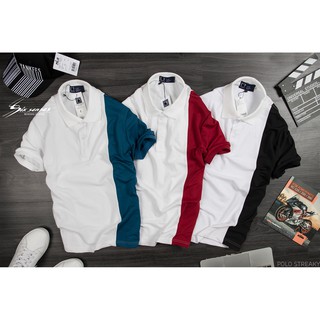 [MUA 2 ÁO GIẢM 20k] ÁO THUN POLO STREAKY NAM - Chất thun cá sấu cotton 100% co giãn 4 chiều