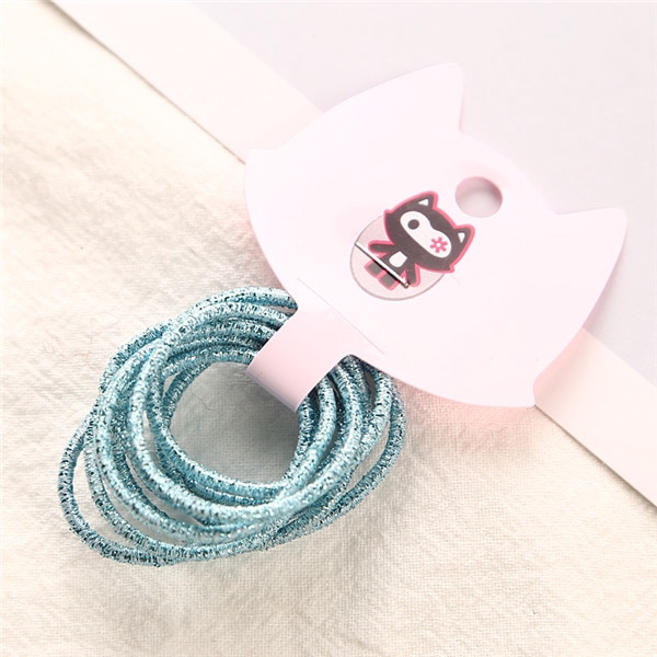 Simple Temperament Forest Tie Hair Tie Durable Hair Tie Harajuku Style Gold and Silver Elastic Hair Tie