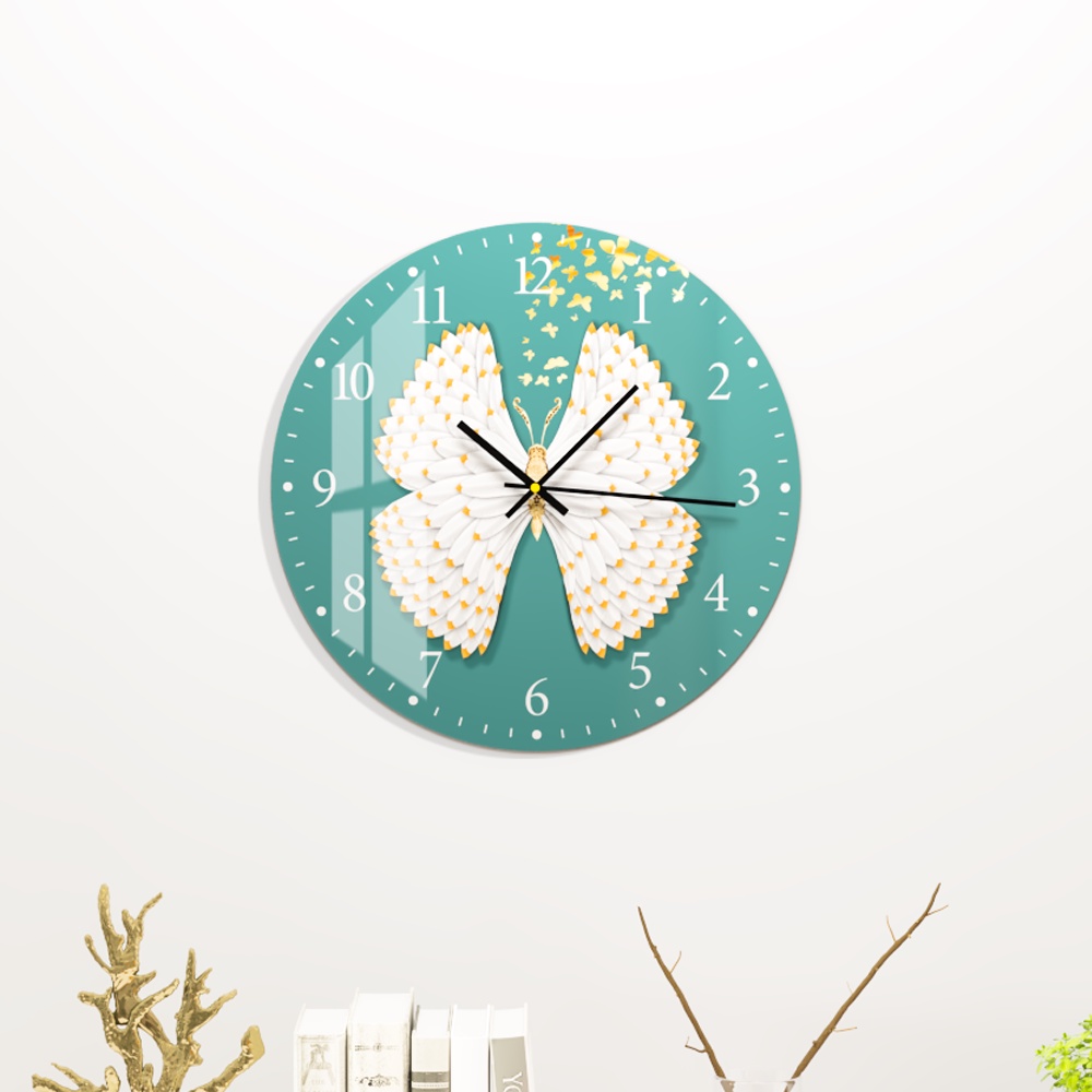Đồng hồ treo tường kim trôi phi hành gia, đồng hồ decor phòng kháchgiá rẻ- GD.02