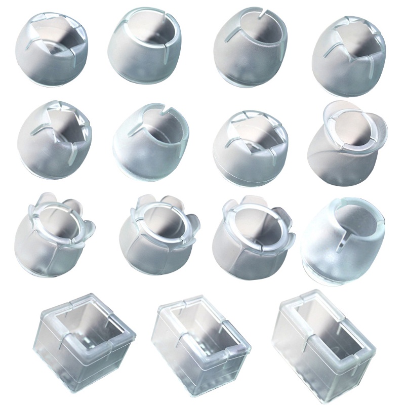 Bộ 12 Miếng Silicone Bọc Chân Bàn Ghế Chống Trượt Tiện Lợi