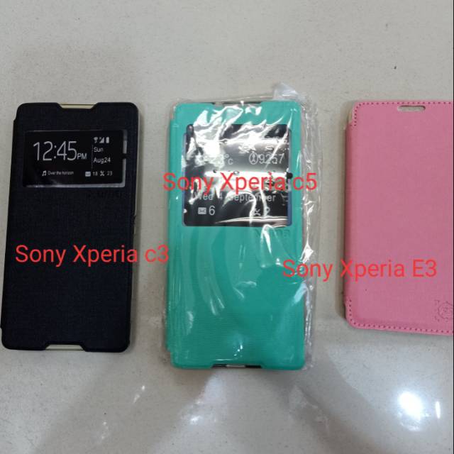 Bao Da Điện Thoại Nắp Lật Cho Sony Xperia E3 / E4 / C3 / C4 / C5 / Z3 / Z3 + / Z4 / Z5 / M2 / M4 / M5 / T2 Ốp