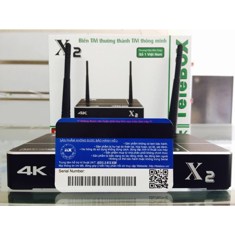 Android TV Box Telebox X2- Đầu Box Telebox X2