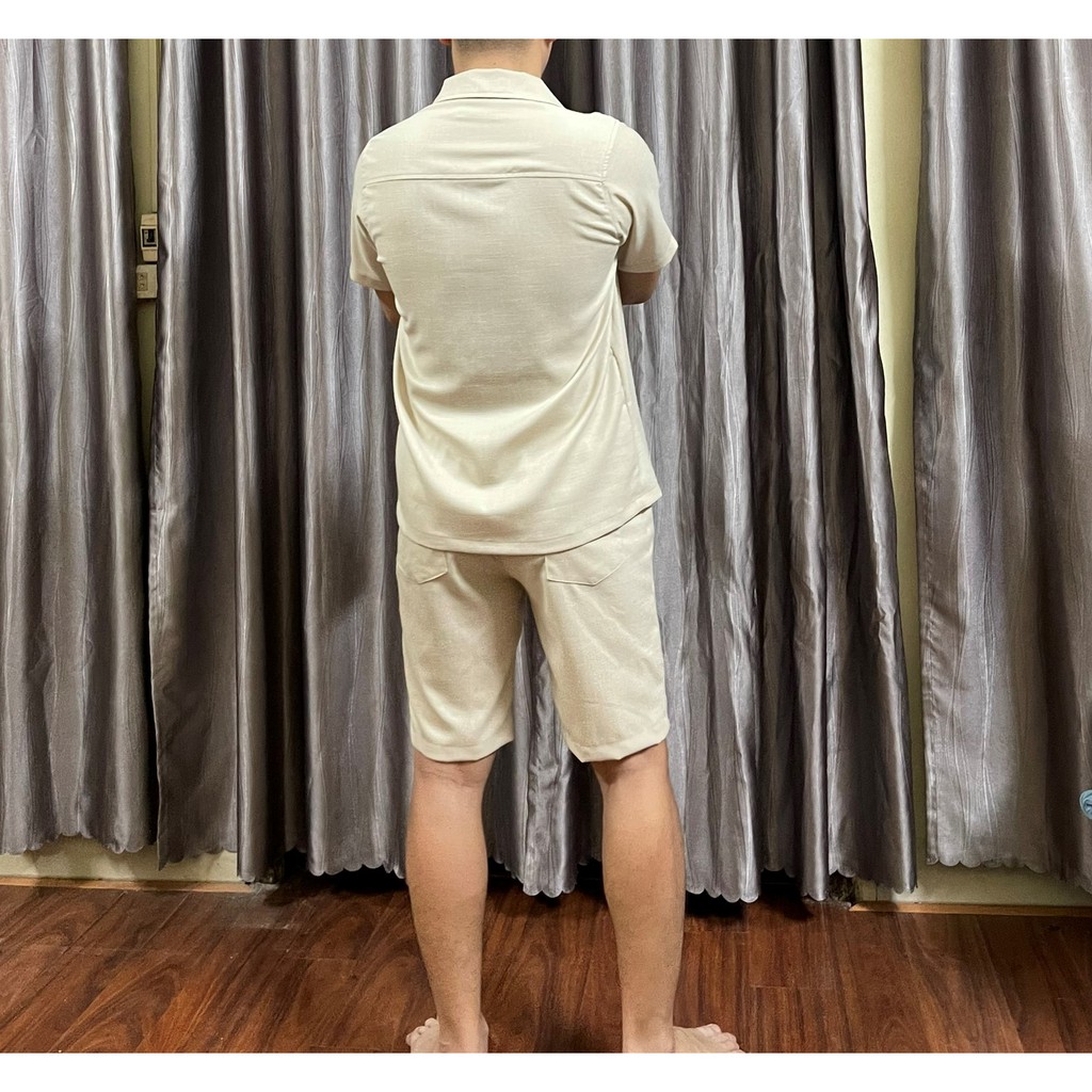 sơ mi nam cổ vest chất liệu vải tằm mặc thoáng mát ( nhập mã PRAH10 giảm giá tối đa 30% cho đơn tối thiểu 500k ) | BigBuy360 - bigbuy360.vn
