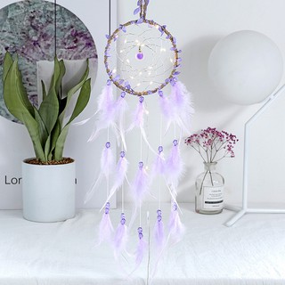 Dreamcatcher có chuông và đèn làm thủ công