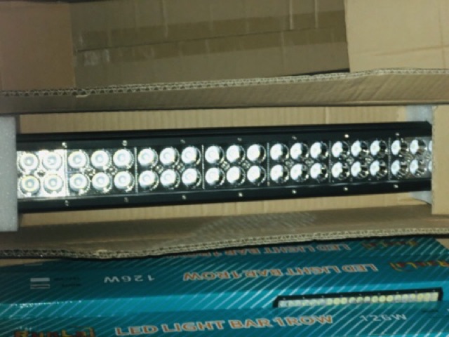 Đồ chơi ôtô| 1 cây led 2 hàng mắt 50 cm chịu nước chạy 12v 24v ( led trợ sáng)