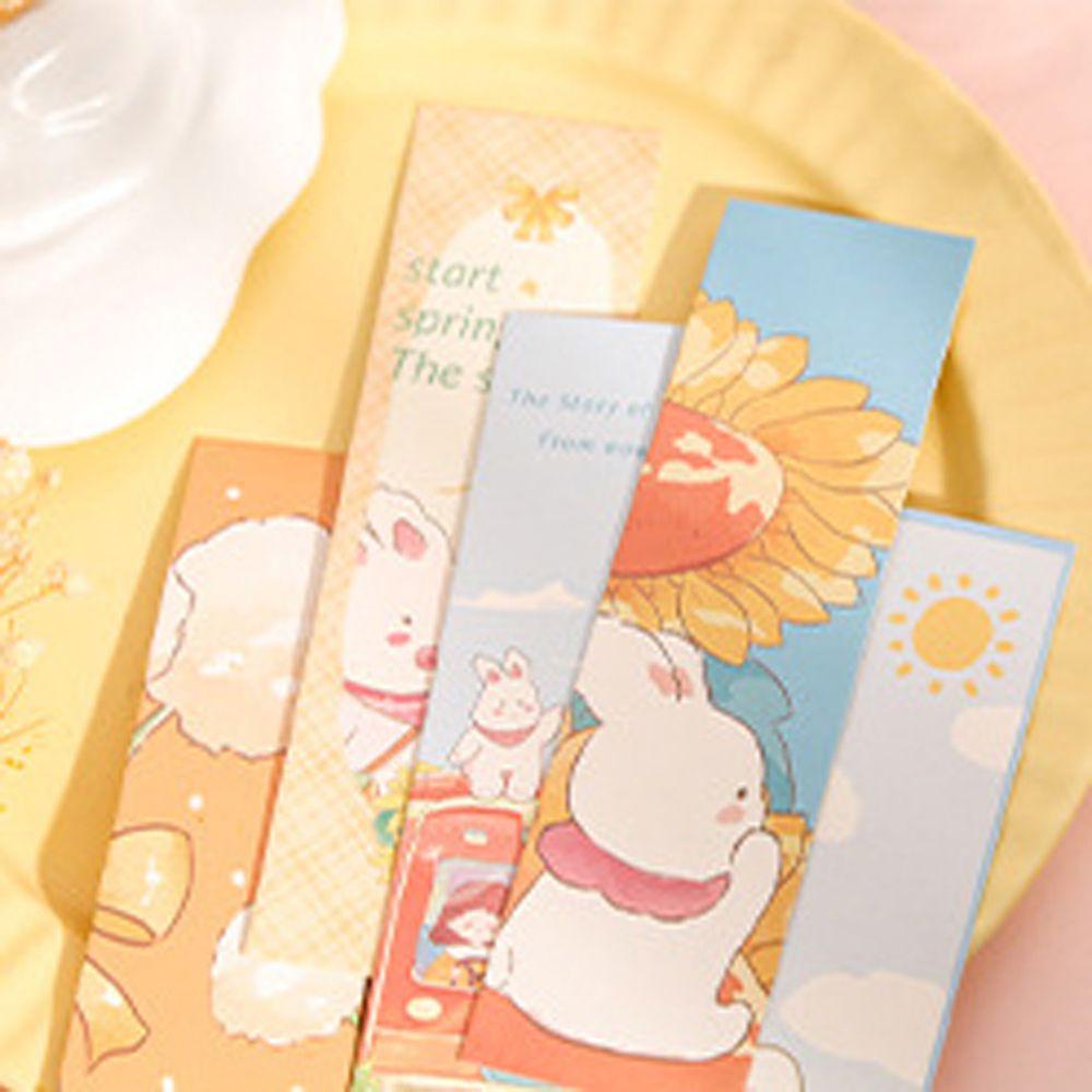 Augustina Spring Giấy Ghi Chú Đánh Dấu Trang Sách Phong Cách Retro Lãng Mạn Cho Học Sinh