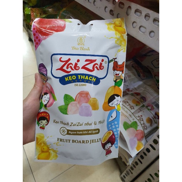 Thạch Zai zai Đức Hạnh que dài gói 320g