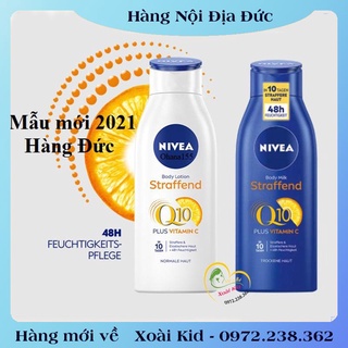 Sữa dưỡng thể Nivea Body Lotion Q10 400ml của Đức giúp sáng da - Đủ Bill